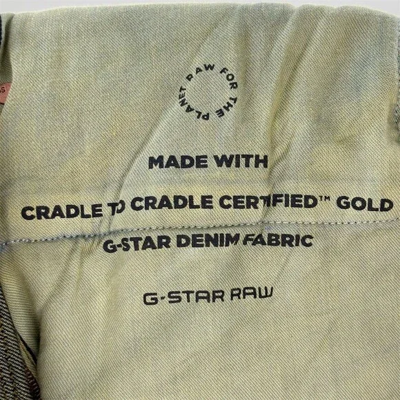 G-Star RAW G-Bleid Slim Men's Tapered Jeans Medium Wash Paint Splatter 34X32